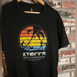 Men’s Xterra World Champsionship Maui Hawaii 2015 Polyester Mesh Athetic Tee